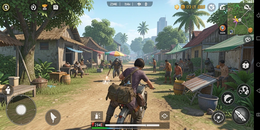 Tampilan gameplay 234E yang menarik dan interaktif.