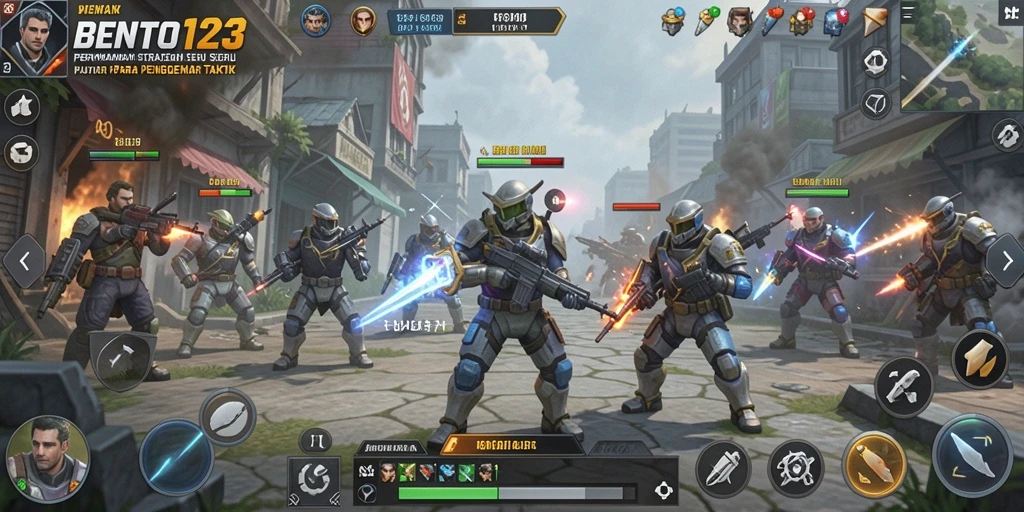 Tampilan gameplay BENTO123 dengan elemen strategi yang mendalam.