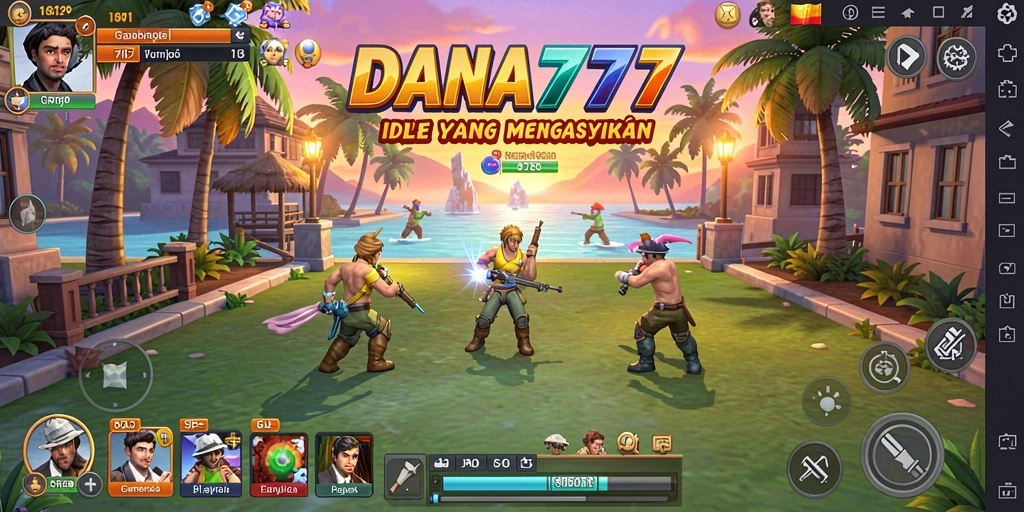 Screenshot DANA777 menampilkan gameplay Idle yang seru dan menarik.