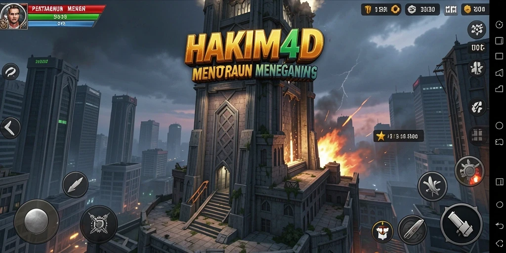 Tampilan gameplay HAKIM4D yang seru dan mendebarkan.