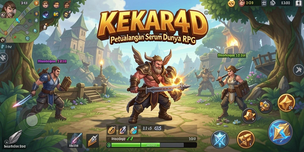 Tampilan menarik dari gameplay petualangan di KEKAR4D.