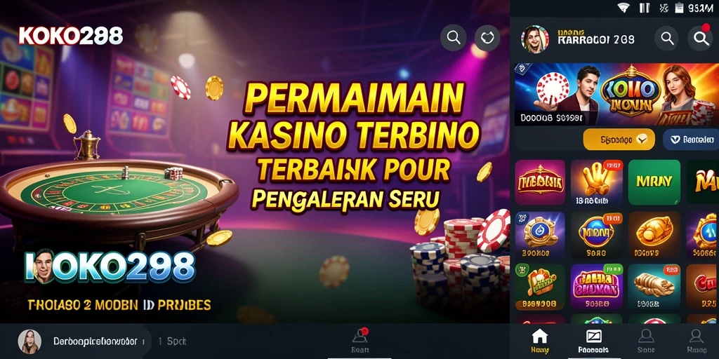 Screenshot permainan KOKO288 menampilkan gameplay seru dan interaktif.