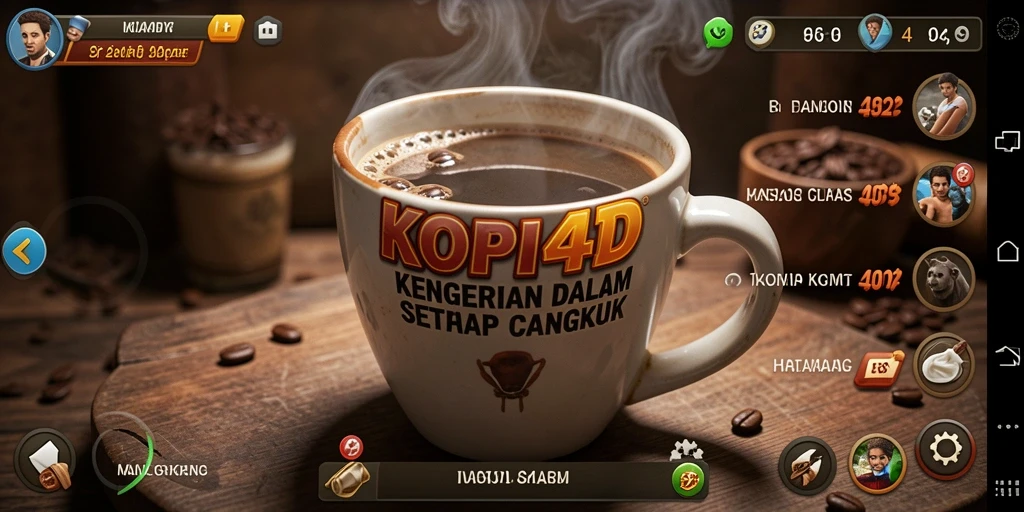 Screenshot gameplay KOPI4D menampilkan momen menegangkan saat menghadapi hantu.