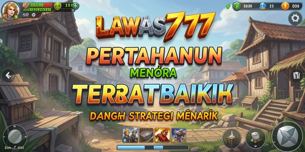Gameplay menarik di LAWAS777 dengan menara yang strategis.
