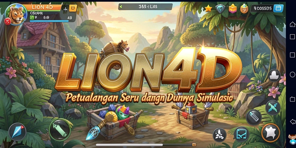 Gameplay LION4D yang menyenangkan dan realistis.