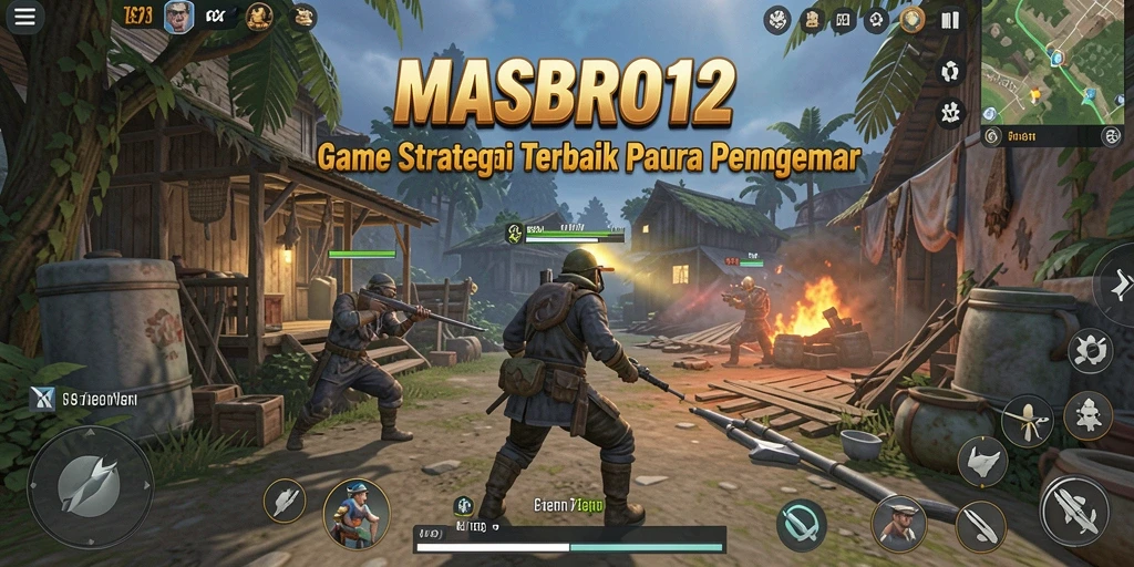 Tampilan gameplay MASBRO12 dengan grafik yang menawan.