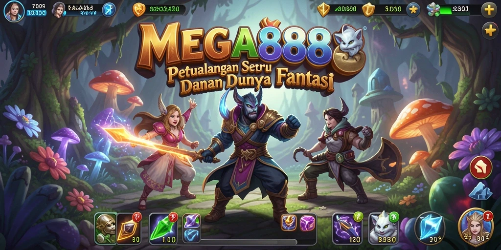 Screenshot MEGA888 menampilkan aksi petualangan yang mendebarkan dan grafik yang memukau.