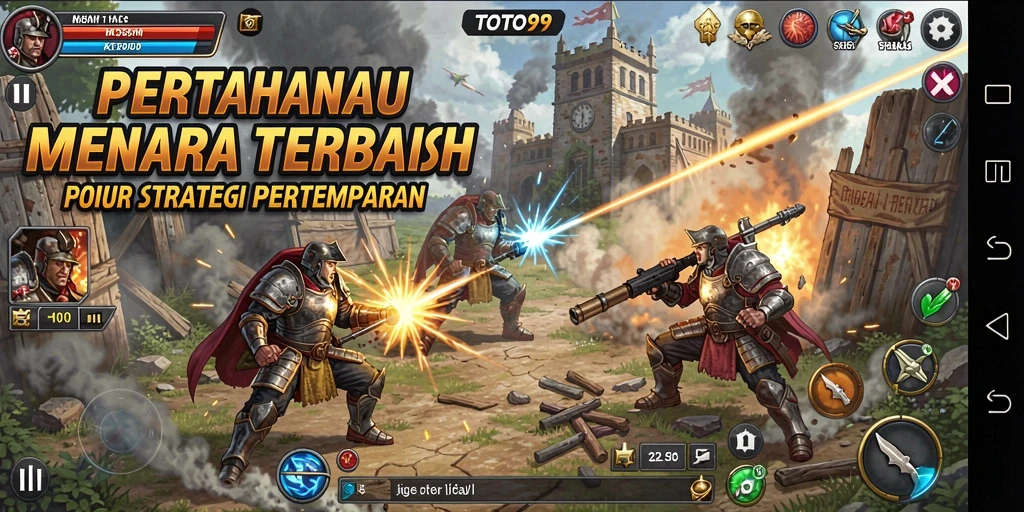 Gameplay seru TOTO99 dengan menara pertahanan yang strategis.
